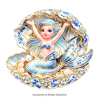PENDRA Beautiful Mermaid Brooch