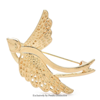 PENDRA Metal Flying Swallow Brooch