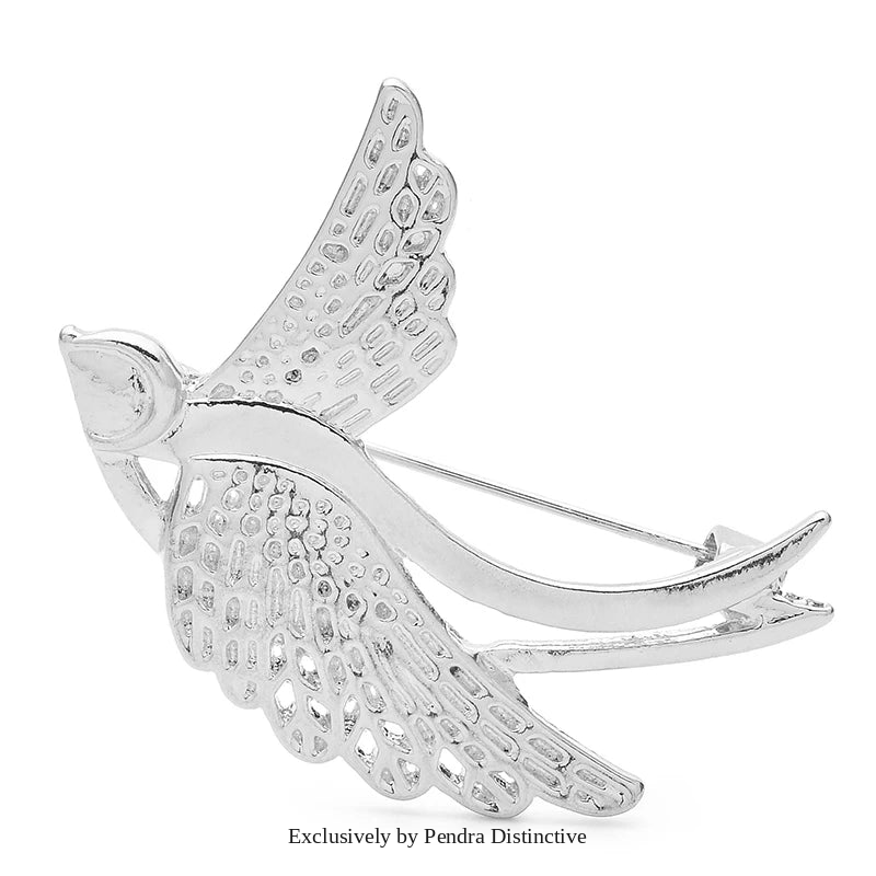 PENDRA Metal Flying Swallow Brooch
