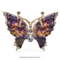 PENDRA Monarch Enamel Butterfly Brooch