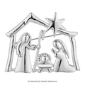 PENDRA Metal Nativity Scene Brooch
