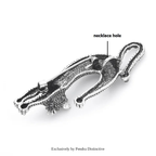 PENDRA Natural Shell Cat Brooch