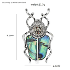 PENDRA Natural Shell Insects Brooch