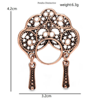 PENDRA Retro Russian Nesting Dolls Head Brooch