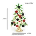 PENDRA Noelara Christmas Tree Brooch