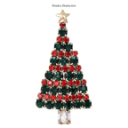PENDRA Noelara Sparkling Christmas Tree Brooch