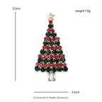 PENDRA Noelara Sparkling Christmas Tree Brooch