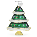 PENDRA Noelgreen Green Enamel Christmas Tree Brooch