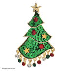 PENDRA Noelina 2-Design Christmas Tree Brooch
