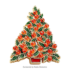 PENDRA Noelina Christmas Tree Brooch