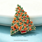 PENDRA Noelina Christmas Tree Brooch
