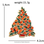 PENDRA Noelina Christmas Tree Brooch