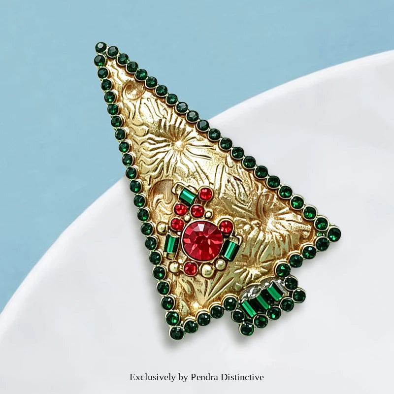PENDRA Noelina Lovely Christmas Tree Brooch