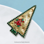 PENDRA Noelina Lovely Christmas Tree Brooch