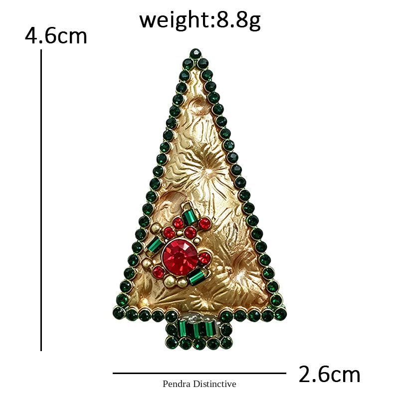 PENDRA Noelina Lovely Christmas Tree Brooch