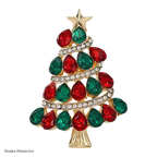PENDRA Noelina Shining Christmas Tree Brooch