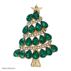 PENDRA Noelina Shining Christmas Tree Brooch