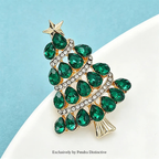 PENDRA Noelina Shining Christmas Tree Brooch