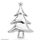 PENDRA Noelina Stainless Steel Classic Christmas Tree Brooch