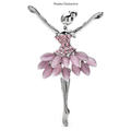 PENDRA Charming Opal Ballet Lady Character Brooch