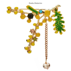 PENDRA Orchard Enamel Fruit Crystal Brooch
