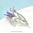 PENDRA Orchidelle Beautiful Orchid Flower Brooch