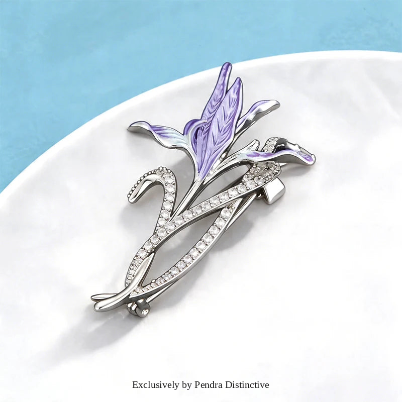 PENDRA Orchidelle Beautiful Orchid Flower Brooch