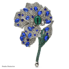 PENDRA Orchidelle Elegant Orchid Flower Brooch