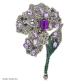 PENDRA Orchidelle Elegant Orchid Flower Brooch