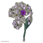 PENDRA Orchidelle Elegant Orchid Flower Brooch