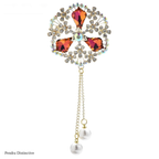 PENDRA Palmera Palace Flower Brooch