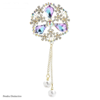 PENDRA Palmera Palace Flower Brooch