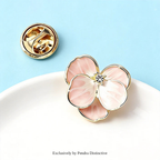 PENDRA Pansyelle Pansy Flower Collar Pin