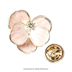 PENDRA Pansyelle Pansy Flower Collar Pin