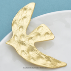 PENDRA Peaceful Pigeon Retro Rhinestone Brooch