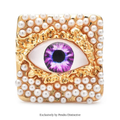 PENDRA Pearl Eye Brooch