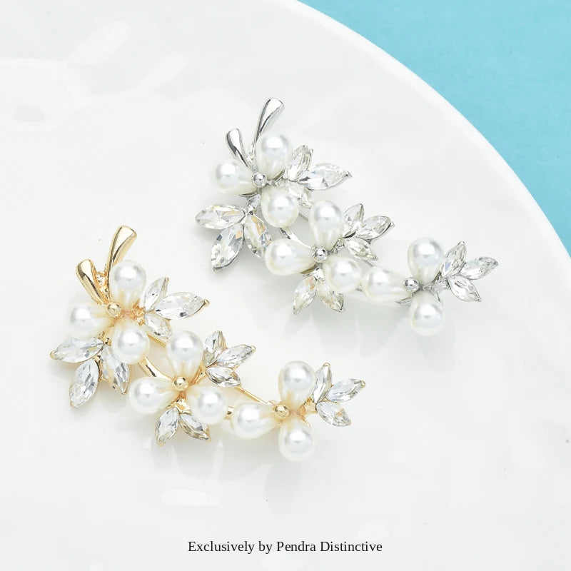 PENDRA Pearlfleur Pearl Flower Brooch