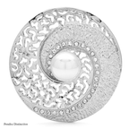 PENDRA PearlShell Round Pearl Shell Brooch