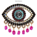 PENDRA Beautiful Pendants Eye Brooch