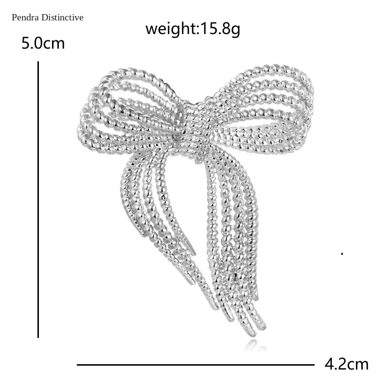PENDRA Bellarose Metal Bowknot Brooch