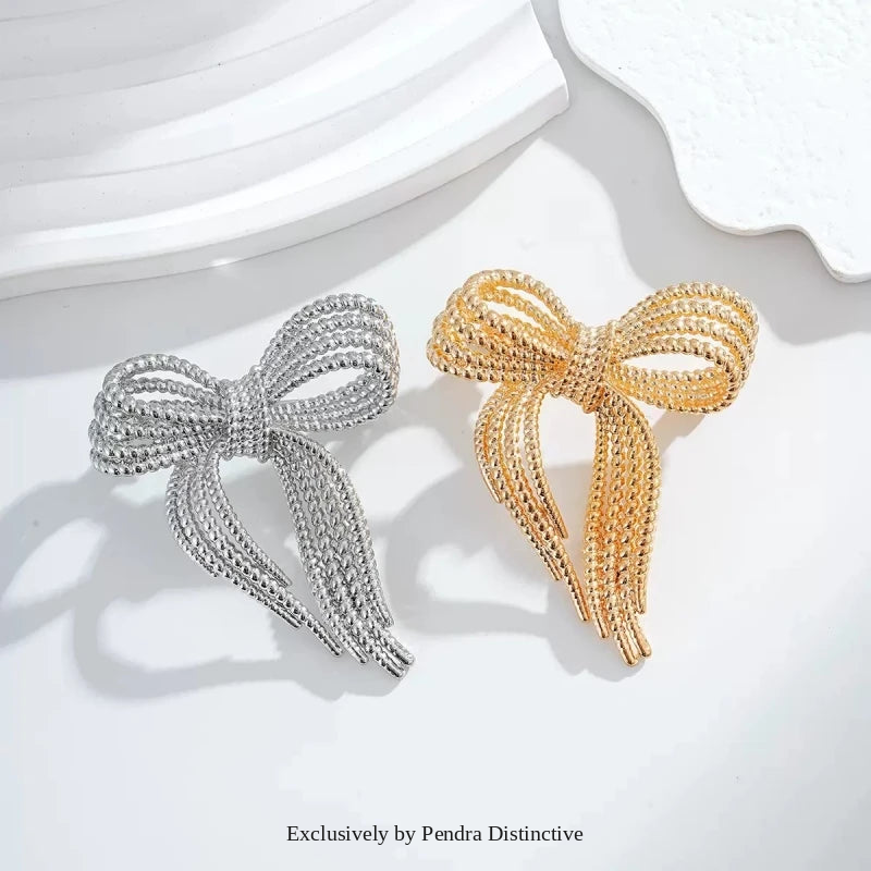 PENDRA Bellarose Metal Bowknot Brooch