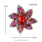 PENDRA Florielle3 Crystal Brooch