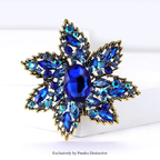 PENDRA Florielle3 Crystal Brooch