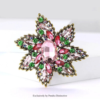 PENDRA Florielle3 Crystal Brooch