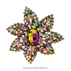 PENDRA Florielle3 Crystal Brooch