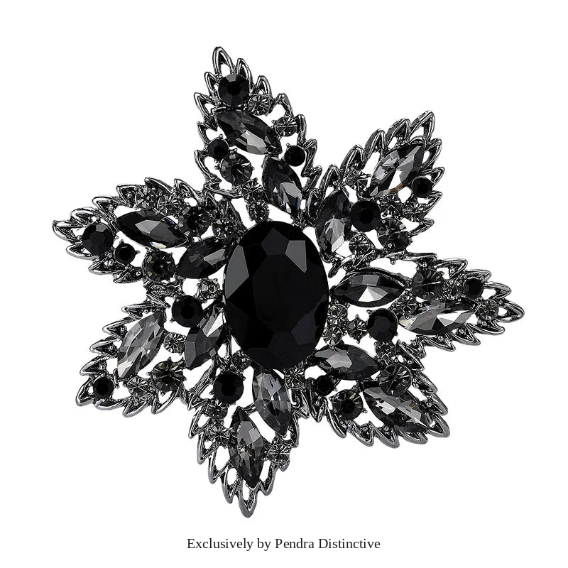 PENDRA Florielle3 Crystal Brooch