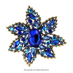 PENDRA Florielle3 Crystal Brooch