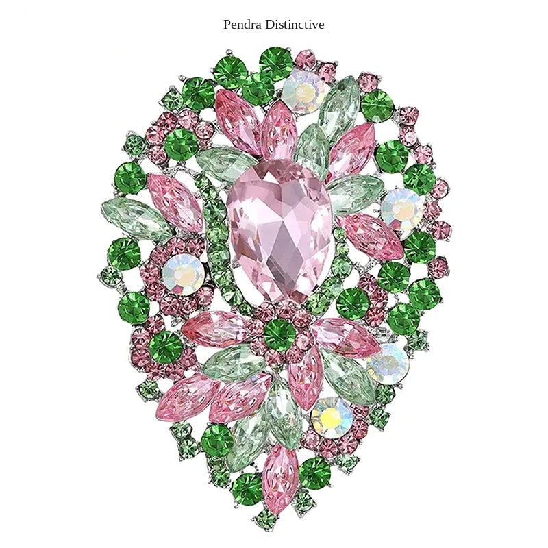 PENDRA Florielle4 Crystal Brooch