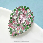 PENDRA Florielle4 Crystal Brooch