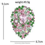 PENDRA Florielle4 Crystal Brooch